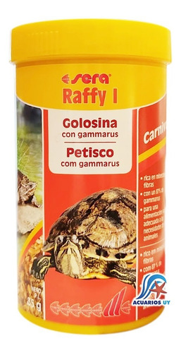 Imagen 1 de 2 de Alimento Gammarus Para Tortugas Acuáticas. Sera Raffy I 12g
