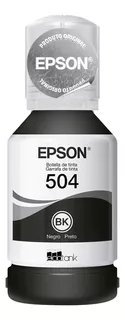 Refil Preto De Tinta T504 Epson L4150, L4160, L6161, L6171, L6191