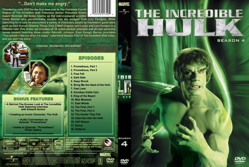 Hulk , Serie Completa - Dvd Latino (Usado)