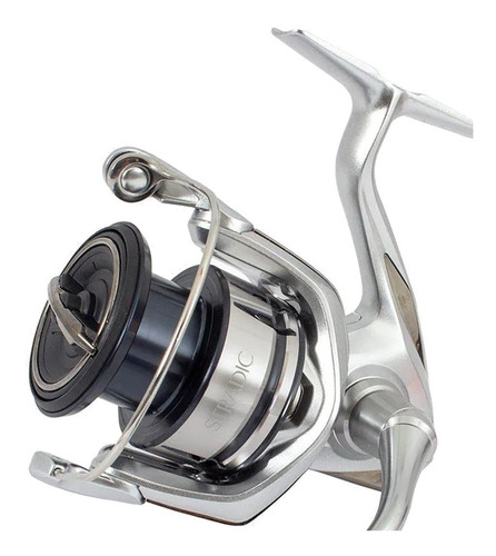 Imagen 3 de 3 de Reel frontal Shimano Stradic FL ST4000XGFL derecho/izquierdo color plateado