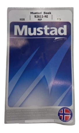 Anzuelo Mustad Serie 92611 N° 4/0-(8 Unidades)