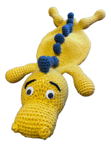 Dinosaurio En Crochet Hecho A Mano Guarda Pijama
