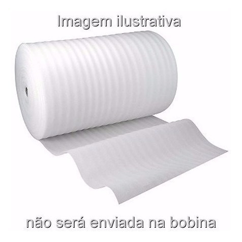 Bobina Espuma 2 Mm Polietileno Expandido Manta 60 Cm X 5 Mt 