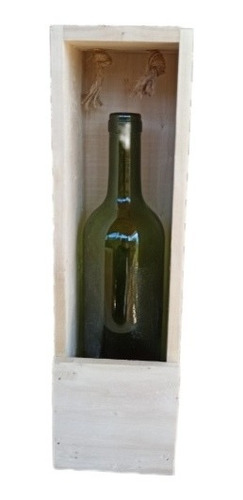 Caja De Vino Artesanal De Madera Personalizable