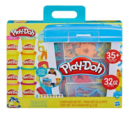 Set Estuche De Creatividad Play-doh Con +35 Pzas