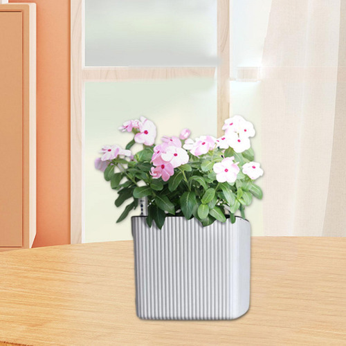 Plantador Autónomo Bote De Flores Decoración Simple M