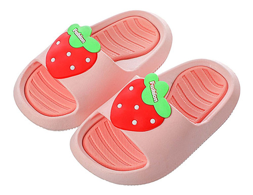 Niños Lindo Fruta Diapositivas Sandalias Antideslizante Pisc