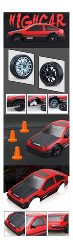Carrito De Coche Drift 4x4 Con Mando A Distancia, Ruedas Adi