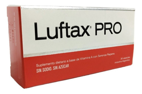 Luftax Pro Estuche X 30 Cápsulas. Directo De Fábrica