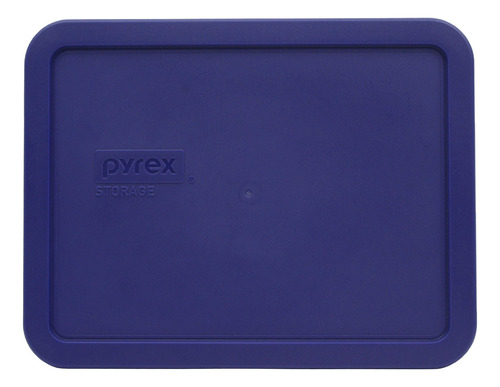 Pyrex -pc - Tapa Rectangular De Plástico, Color Azul Marin.