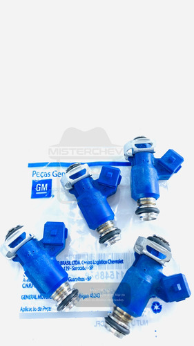 Kit 4 Bico Injetor Combustível Onix Prisma 1.0 8v Gm