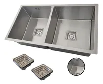 Comprar Bacha De Cocina Prisma L Doble Bajo Mesada Pileta Línea Premium Prisma Con Sopapa Cestillo Para Pegado En Granito O Marmol De Cocina Bcha Doble Ideal Masecor