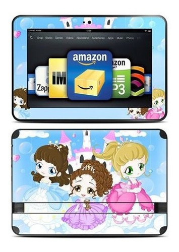 Calcomanía Para Piel Kindle Fire Hd 8.9 De Princesas