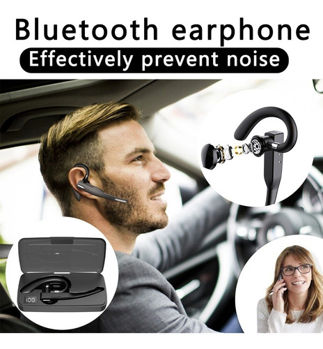 Imagen 3 de 10 de Audifonos Bluetooth 5.0 Manos Libres, Cancelacion Ruido