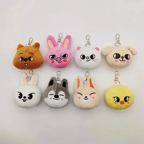 Chaveiro Pelúcia Wolf Chan Skzoo Stray Kids Mochila Stay