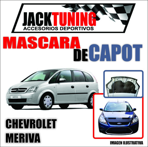 Mascara De Capot Chevrolet Meriva En Ecocuero