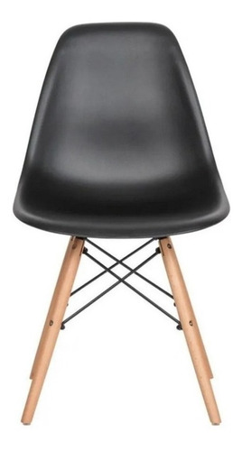 Cadeira de jantar Garden Life Eames, estrutura de cor  preto, 8 unidades