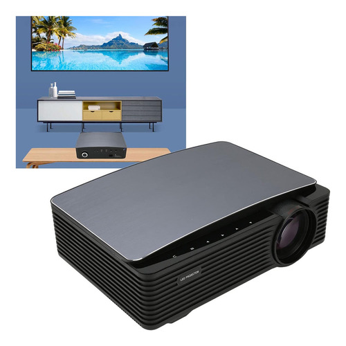 Projetor Android Led 6000 Lumens Auto Foco Full Hd Cl650 Cor Preto 110 220v