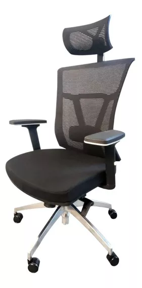  Silla Oficina Ergonómica Ajustable Presidente Osaka Color Gris Material del tapizado Mesh