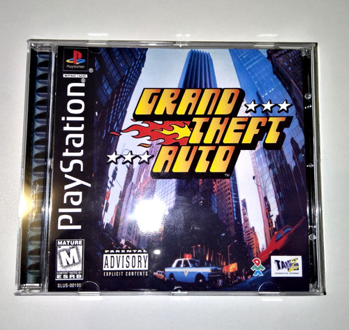 Grand Theft Auto Ps1 Plateado Caja Repro