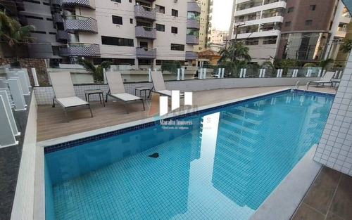 Imagem 8 de 8 de Apartamento De 3 Dormitórios Com Sacada Gourmet No Canto Do Forte Em Praia Grande Sp.
