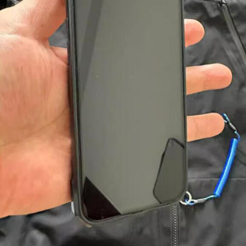 Accesorio De Cordón Para Teléfono Con Lengüeta De Azul