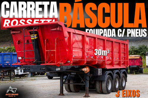 Carreta Básculante 2014 Rossetti Ls 3 Eixos 30m3