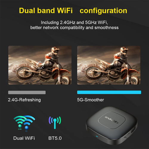 Tv Box Android Tv Bluetooth Control Con Voz