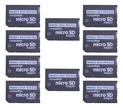 Adaptador De Tarjeta De Memoria Pro Duo Microsd Tf A Ms Sd S