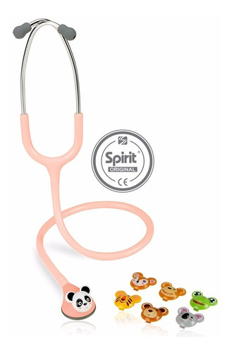 Estetoscópio Spirit Md Master Lite Animal Pediátrico Rosa