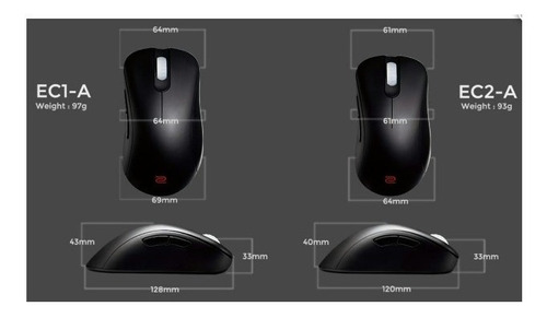 Ratón Zowie Benq EC1-a EC2-a Fk1 Fk1+ Fk2 Za11 Za12 Za13