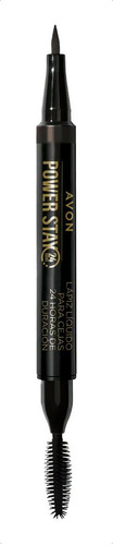 Lapiz Liquido De Cejas Dual Power Stay 24hr Duracion- Avon® Color Medium Brown