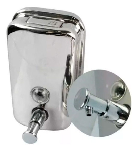 Dispenser Jabon Liquido Acero Inoxidable Baño 800ml 550235-1