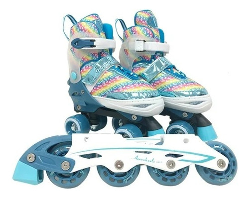Patines Switcher 2 En 1 Aerowheels Talla 23-26 Azul