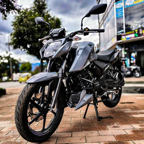 Tvs Apache Rtr 160 Gris 2026