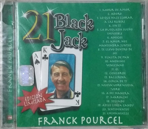 Cd Franck Pourcel + 21 Blackjack + Nuevo
