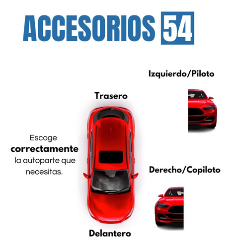 Par Faros Rodondos Con Arillo Blanco Blanco