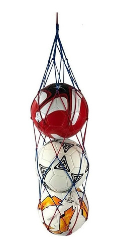 Red Balonera Nylon Para 3 Balones Reforzada Basquetbol