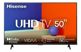 Smart Tv Hisense 50 Pulgadas Ultra Hd 4k 50a65kv Vidaa