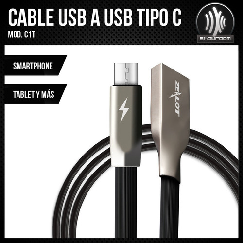 Cable Usb A Micro Usb Para Smartphone 1 Metro - Zealot C1m