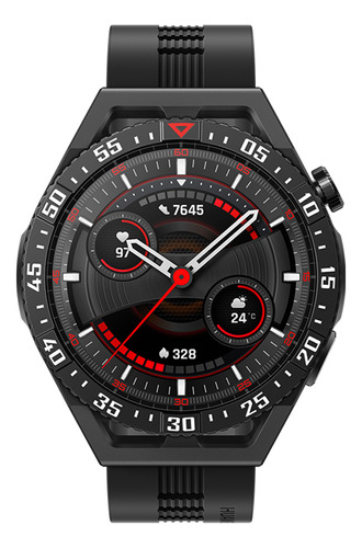 Huawei Watch GT 3 SE 1.43" caixa 46mm  preto-grafite, pulseira  preta-grafite
