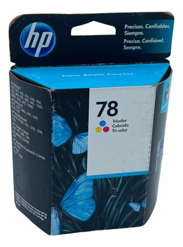 Cartucho Original Hp 78d Tricolor 19 Ml C6578d