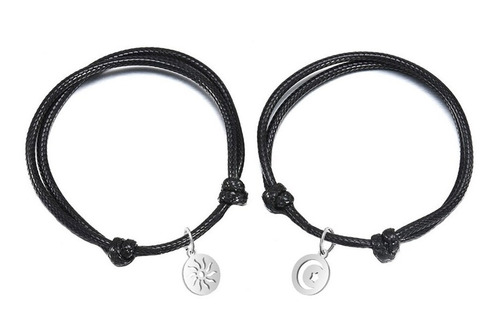 Pulsera O Collar Sol Y Luna Pareja Novios Amor Amigos