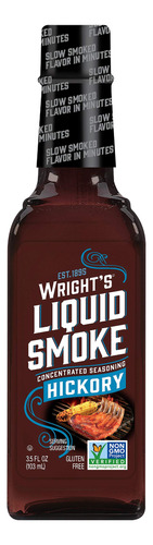 Wright's Hickory Condimento, Humo Lquido, 3.5 Oz