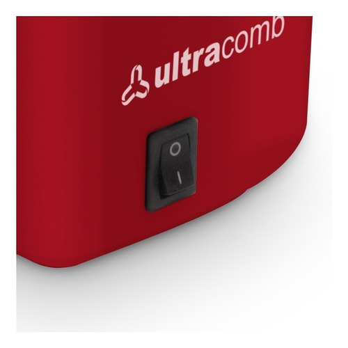 Imagen 3 de 3 de Pochoclera Ultracomb PO-2700 aire caliente roja 1200W 220V