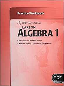 Holt Mcdougal Larson Algebra 1 Practice Workbook