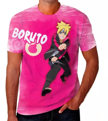 Camiseta Camisa Boruto Uzumaki Naruto Anime Desenho Kids 26