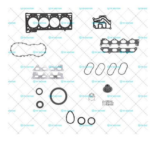 Juego De Empaque Renault Duster Dynamique 2013-2017 2.0