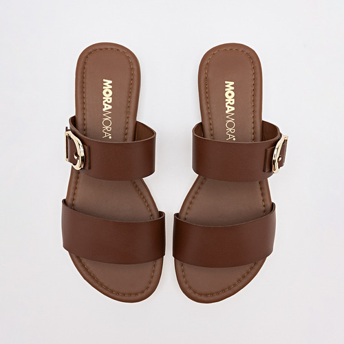 Moramora Sandalia Para Mujer Café Cod 132460-e