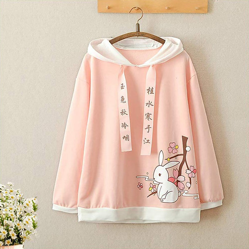 Capucha Con Capucha Tops 4601 Para Mujer Con Estampado De Co